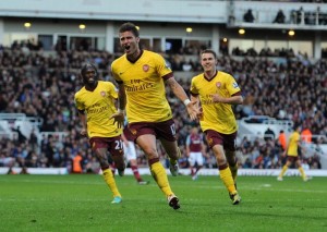 West Ham United 1 Arsenal 3