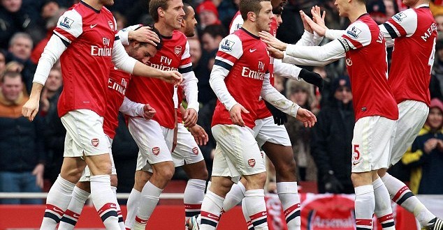 Arsenal 2 Aston Villa 1