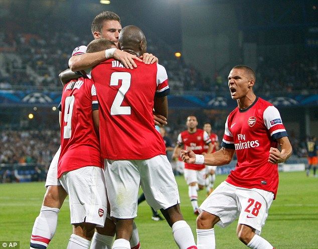 Montpellier 1 Arsenal 2