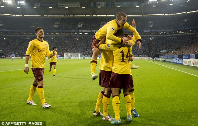 Schalke 2 Arsenal 2