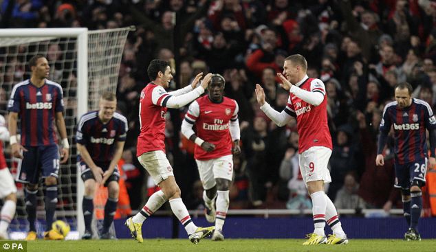 Arsenal 1 Stoke City 0
